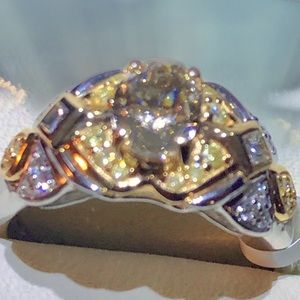 Honeyfire  1.05ct Fancy Light Brown Diamond Ring